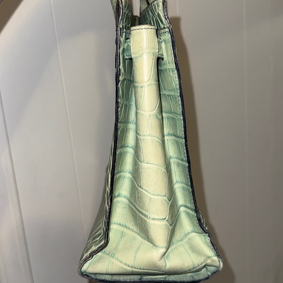 Dooney & Bourke Vintage Green Crocodile-Embossed Tote Bag - Picture 17 of 17